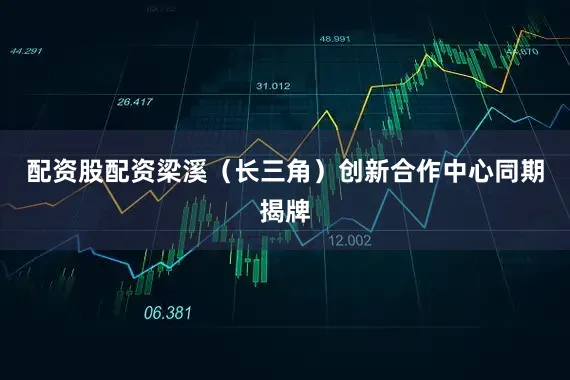 配资股配资梁溪（长三角）创新合作中心同期揭牌