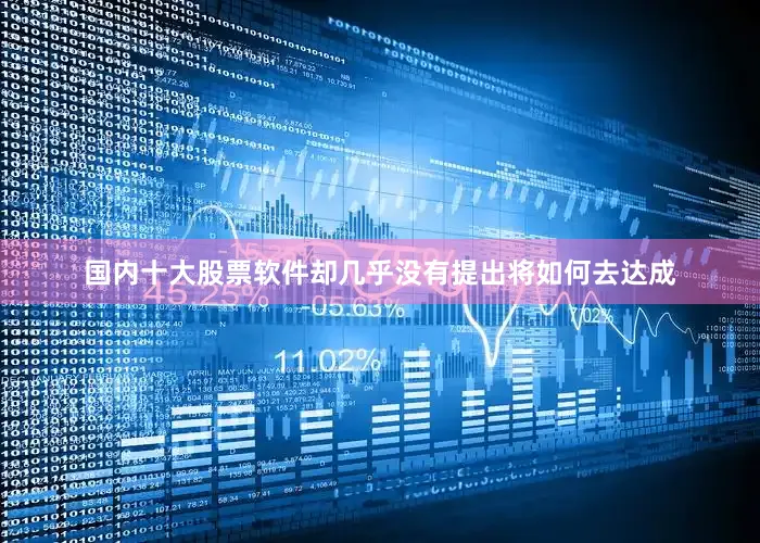 国内十大股票软件却几乎没有提出将如何去达成